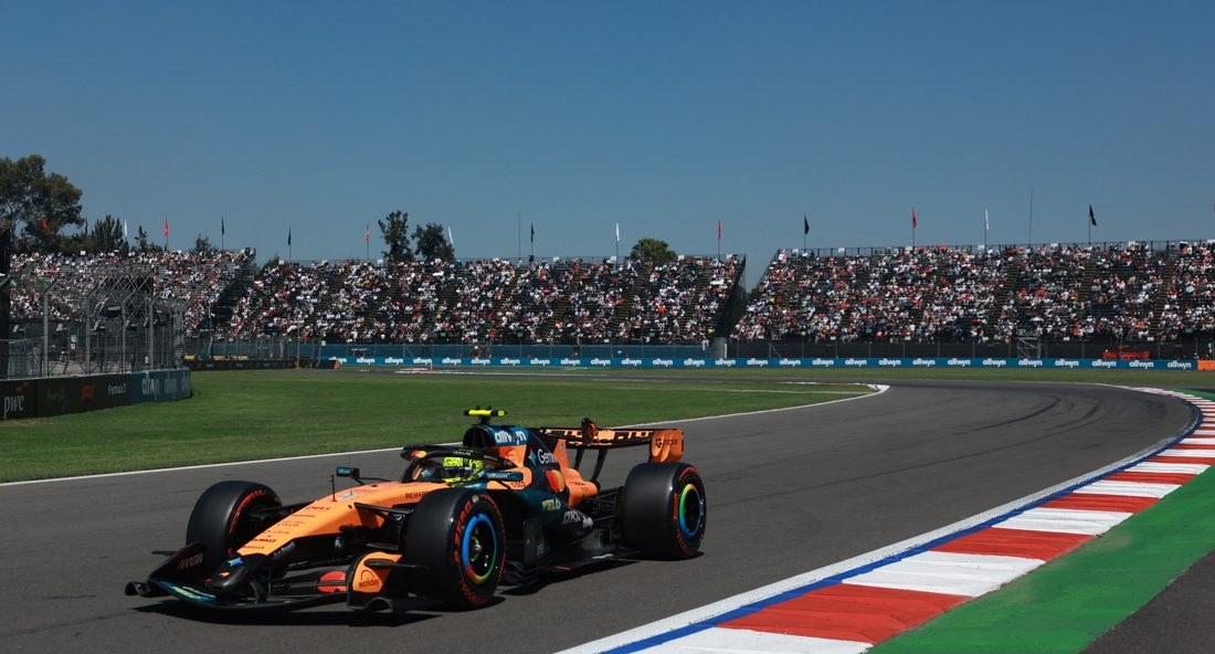 GP do México: Norris lidera sessão de treinos e Bortoleto falta por falha mecânica