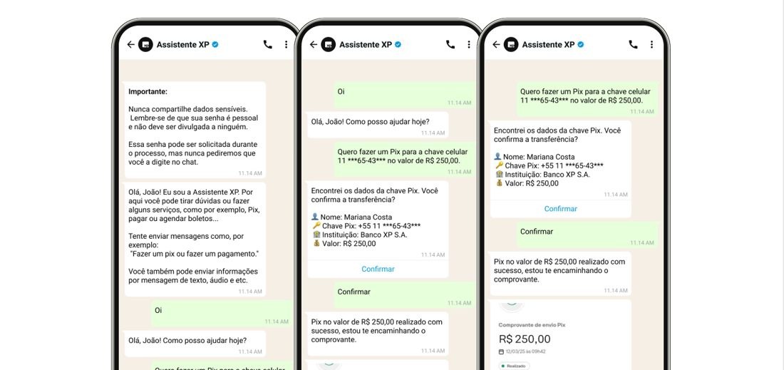 XP lança assistente financeiro direto no WhatsApp