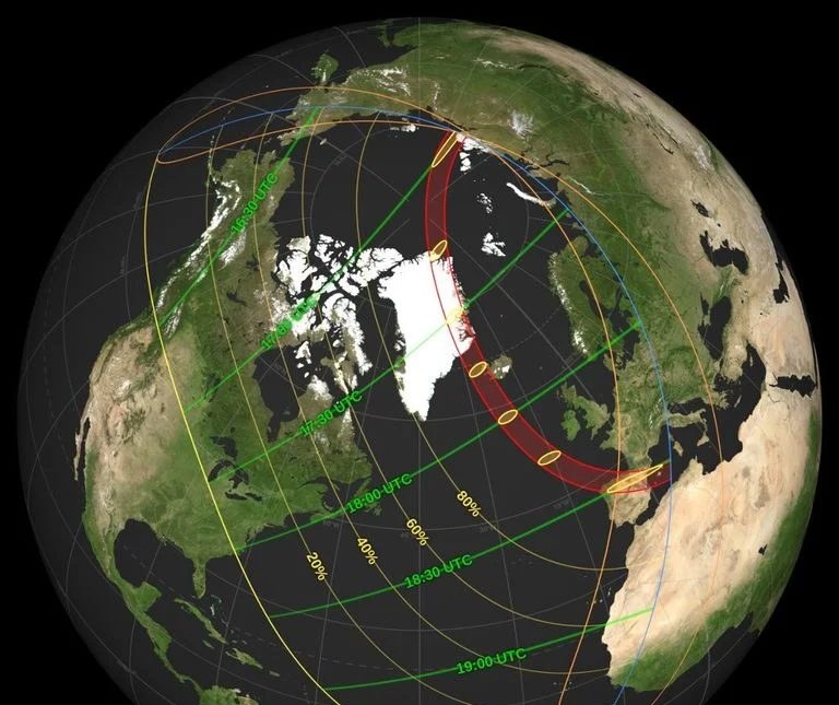 Brasil Fica de Fora do Eclipse Solar Total de 2026
