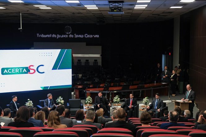 TJSC e TCE‑SC apresentam programa Acerta SC a dirigentes do CNJ e de outros tribunais