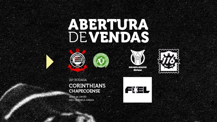 Ingressos para Corinthians x Chapecoense, 06/09, Brasileirão 2026, começam a ser vendidos