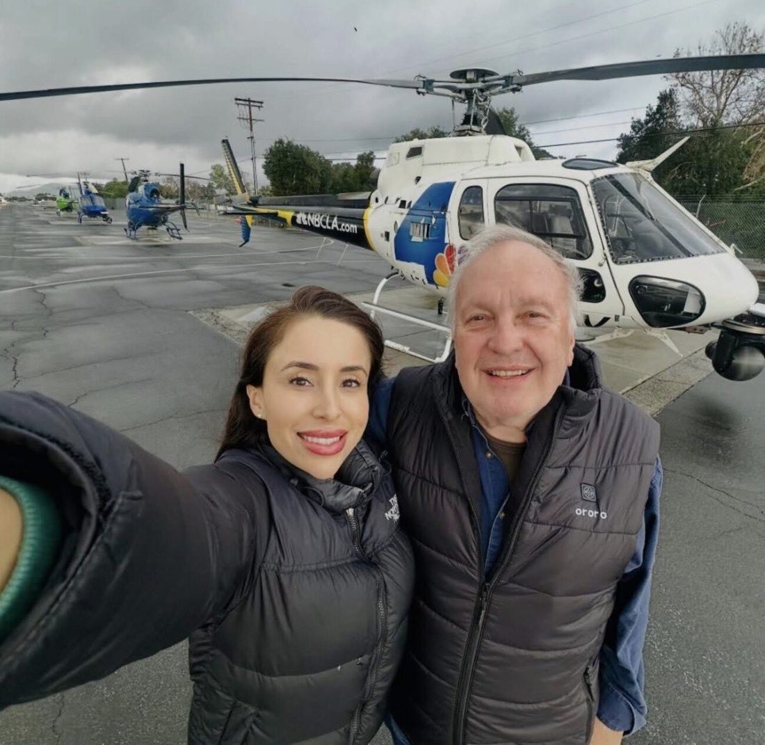 Âncora da NBC anuncia ao vivo a morte de equipe em queda de helicóptero em Los Angeles