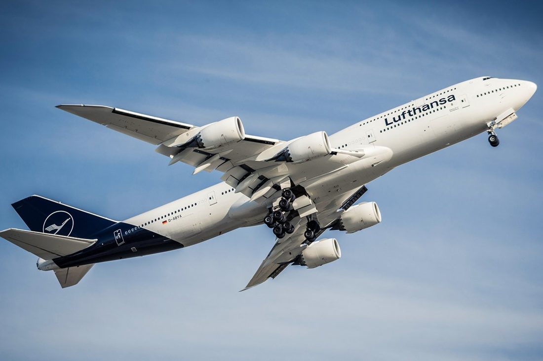 Lufthansa retoma voos do Boeing 747‑8L sobre o Brasil por período limitado