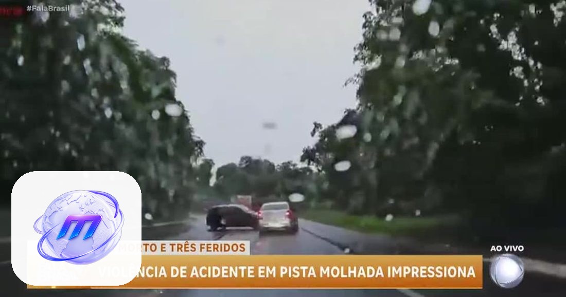 Acidente em Santa Catarina deixa um morto e três feridos em colisão sob forte chuva