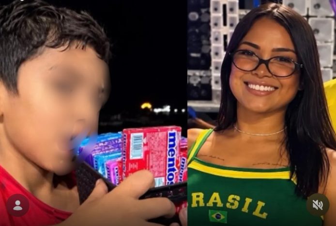 Influenciadora Valéria Diniz recusa comprar doces de menino autista após exigir gesto de “L” em Fortaleza
