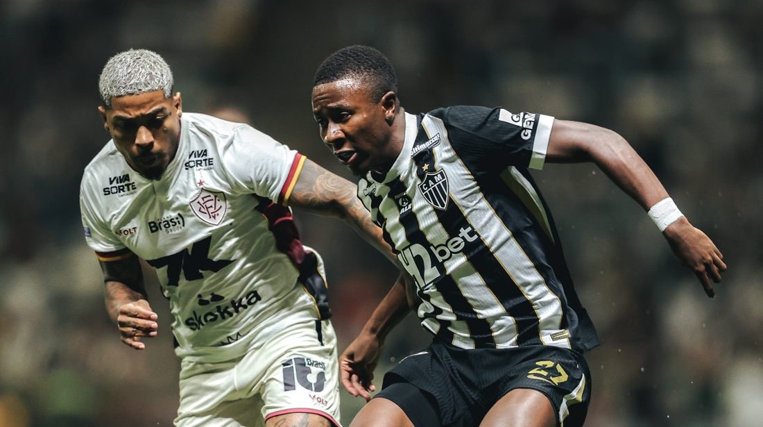 Vitória perde 2 a 1 para Atlético-MG e segue em crise antes da Copa do Brasil
