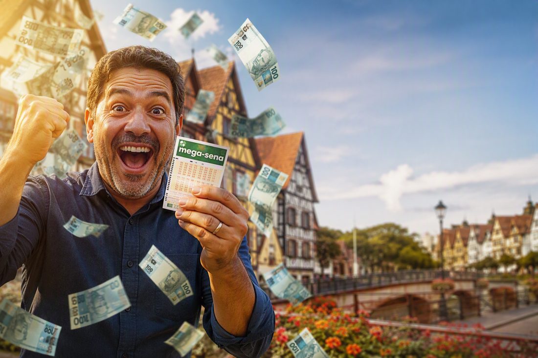 Blumenau (SC) leva R$ 57,2 milhões ao acertar sozinho a Mega‑Sena 3048