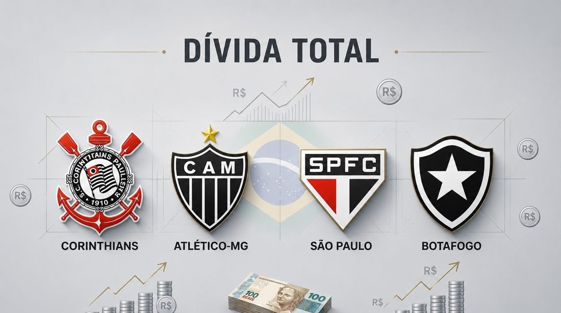 Painel da Anresf expõe dívidas dos clubes das Séries A e B; Atlético-MG lidera o ranking de devedores