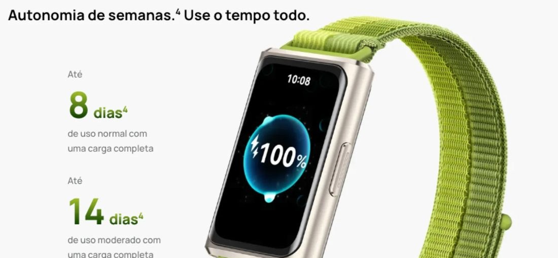 Huawei Band 11 Pro tem preço reduzido para R$ 311,40 no Mercado Livre
