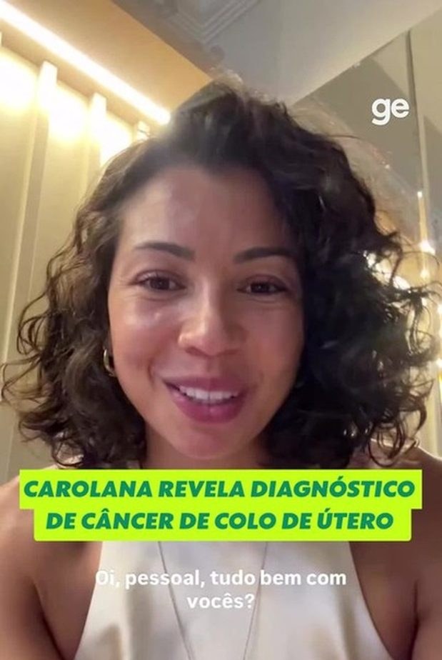 Carol​ana anuncia estar fora de perigo após duas cirurgias para tratar câncer de colo de útero e projeta volta ao vôlei
