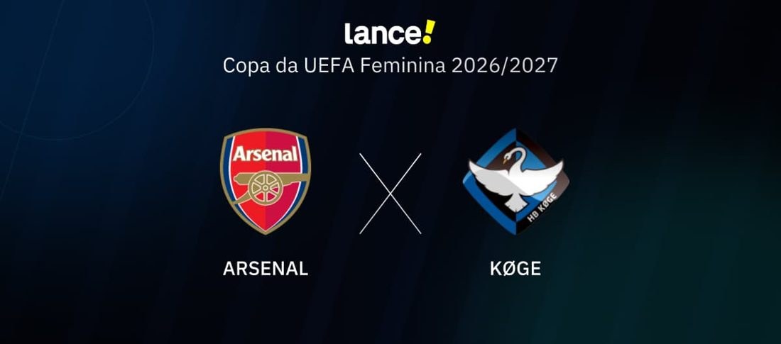 Arsenal e Køge se enfrentam na 1ª rodada da Copa Feminina 2026/2027