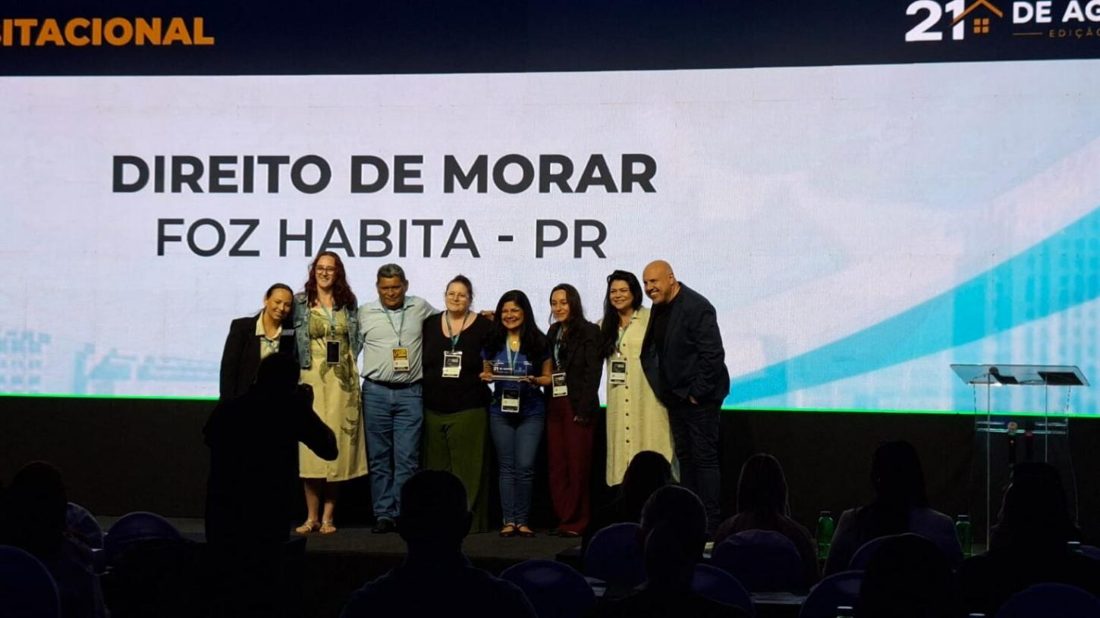 Projeto do FozHabita conquista prêmio na 8ª Conferência Brasileira de Habitação Social