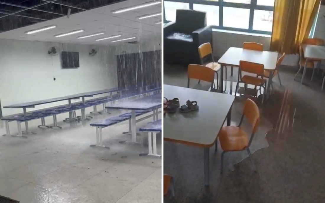 Aulas da rede municipal de Guariba são suspensas após temporal e danos em 21 unidades escolares