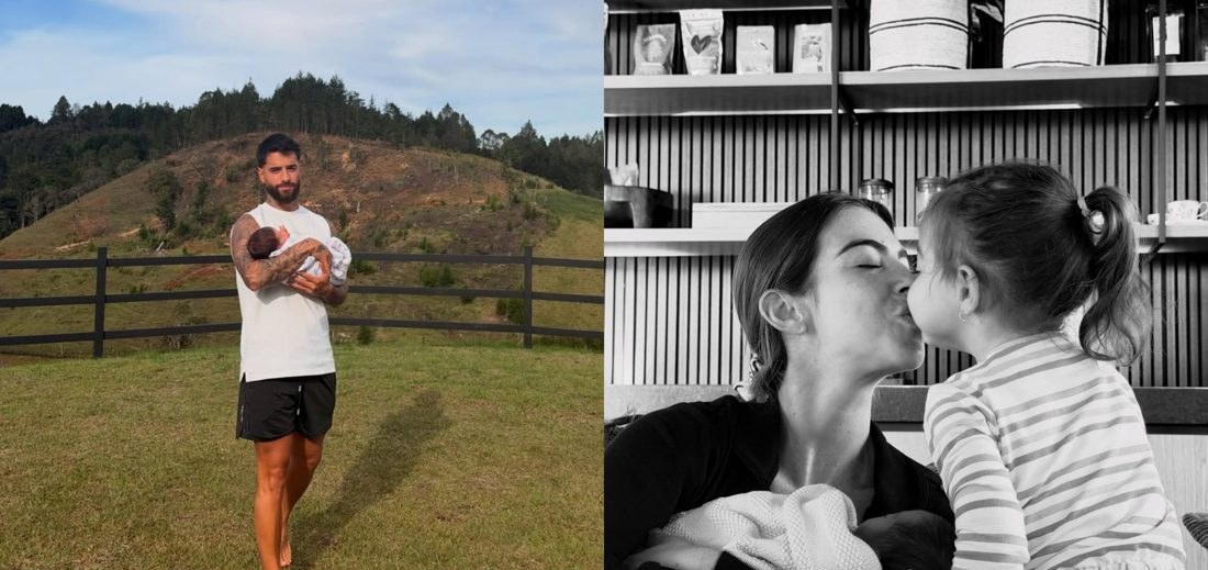 Maluma exibe foto de Orion dormindo e celebra família nas redes