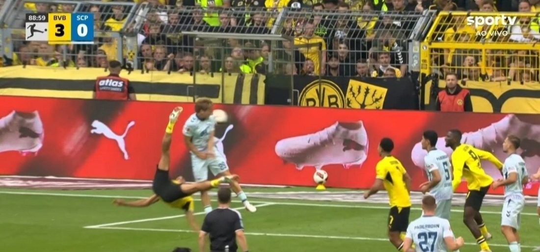 Borussia Dortmund 3 a 0 Paderborn na 3ª rodada da Bundesliga 2026/27
