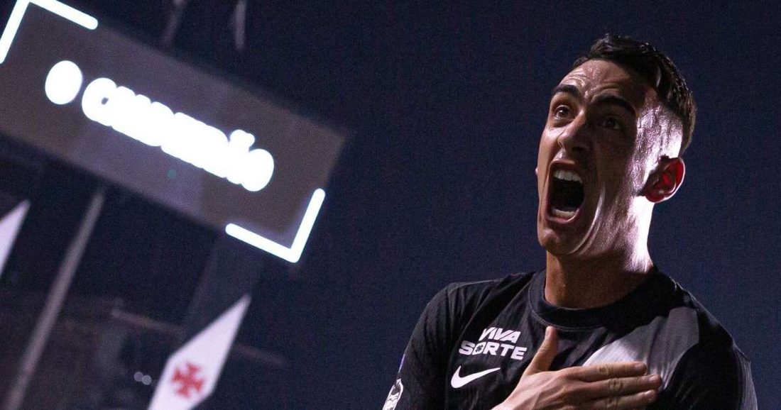 Puma Rodríguez assume a artilharia do Vasco em 2026 e lidera participações em gols entre os defensores da Série A