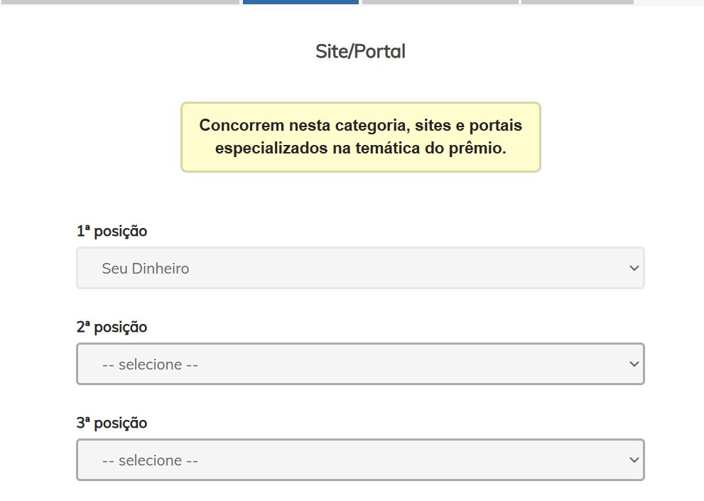 Seu Dinheiro chega ao segundo turno do Prêmio +Admirados da Imprensa 2026 e busca a vitória nas categorias Site/Blog e YouTube