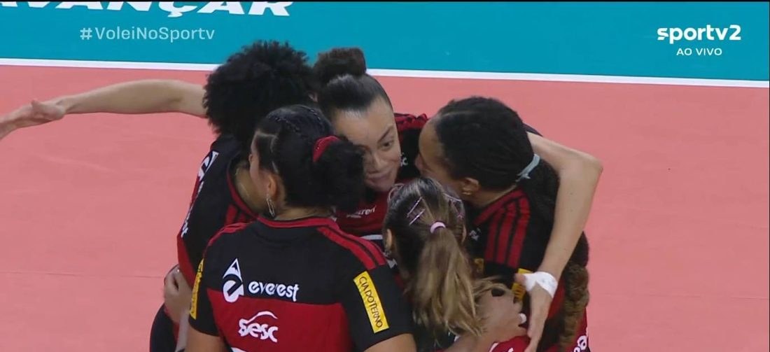 Sesc-Flamengo vira de desvantagem e conquista a Copa Super Vôlei em Niterói