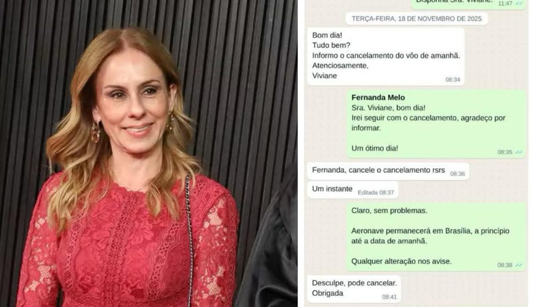 Esposa de Alexandre de Moraes cancela voo em jato de Daniel Vorcaro após prisão do empresário