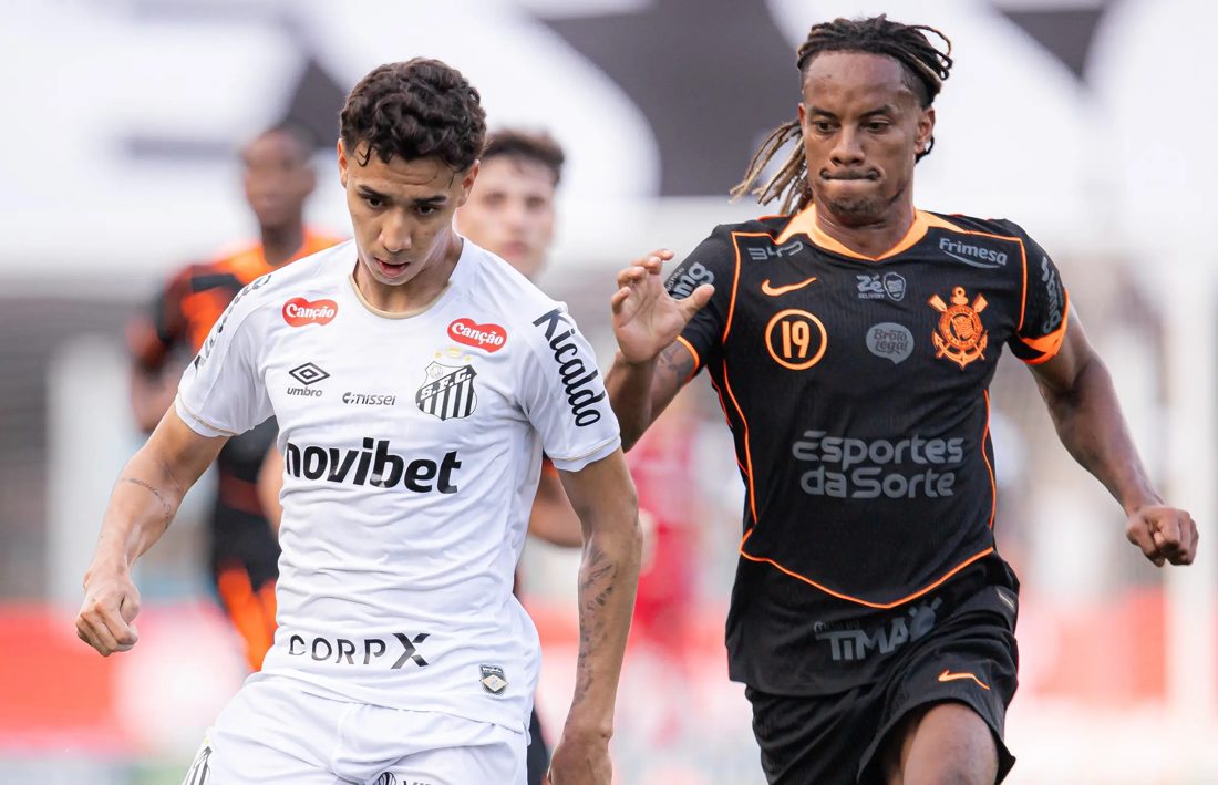 Corinthians e Santos se enfrentam na 25ª rodada: onde assistir ao clássico na Neo Química Arena