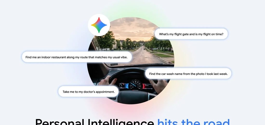 IA do Android Auto passa a ler e-mails e eventos da agenda para o motorista no volante