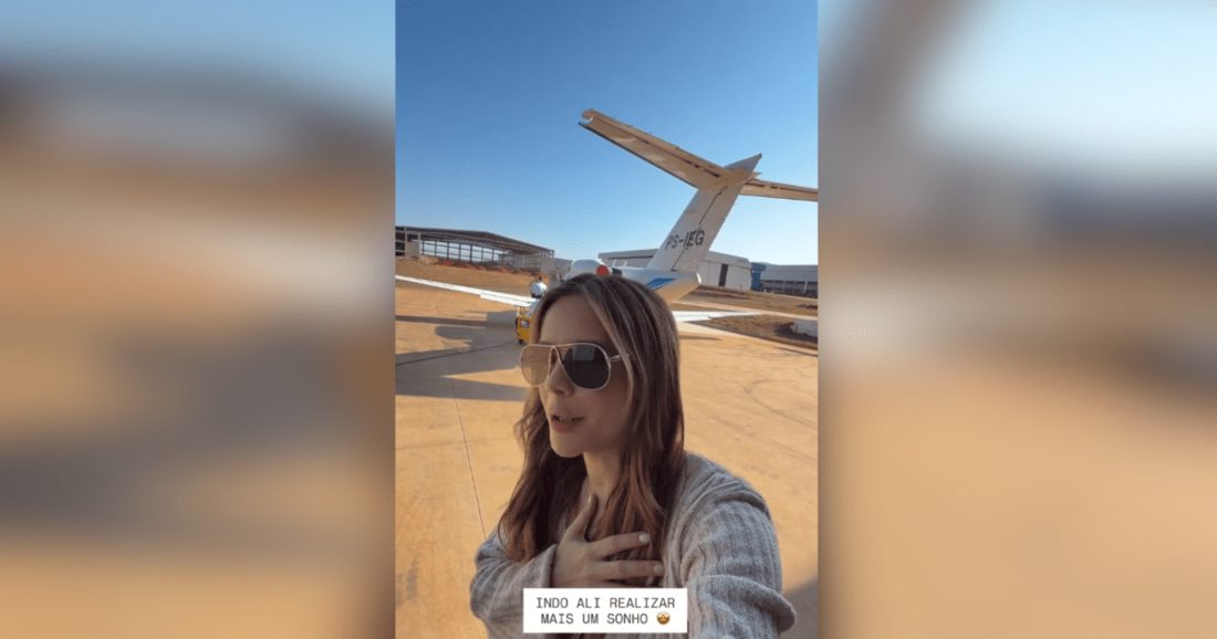 Avião da cantora Mariana Fagundes faz pouso de emergência em Goiânia após falha no gerador