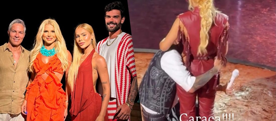 Pais de Victória Miranda celebram anúncio de gravidez e se tornam vovôs emocionados