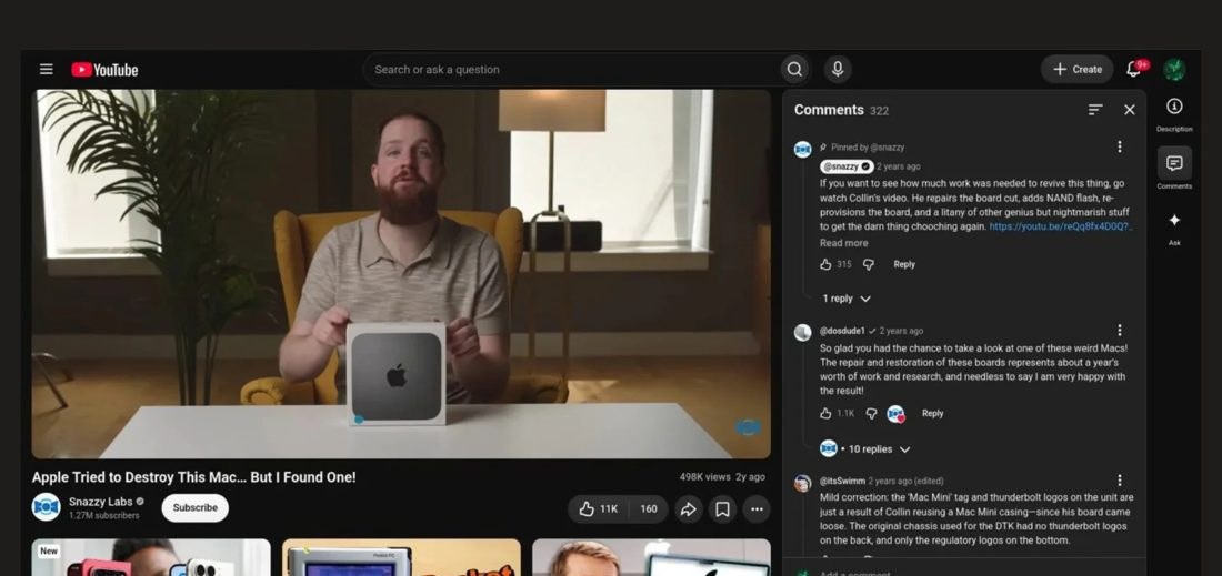 YouTube testa novo layout no PC e gera críticas por tela poluída