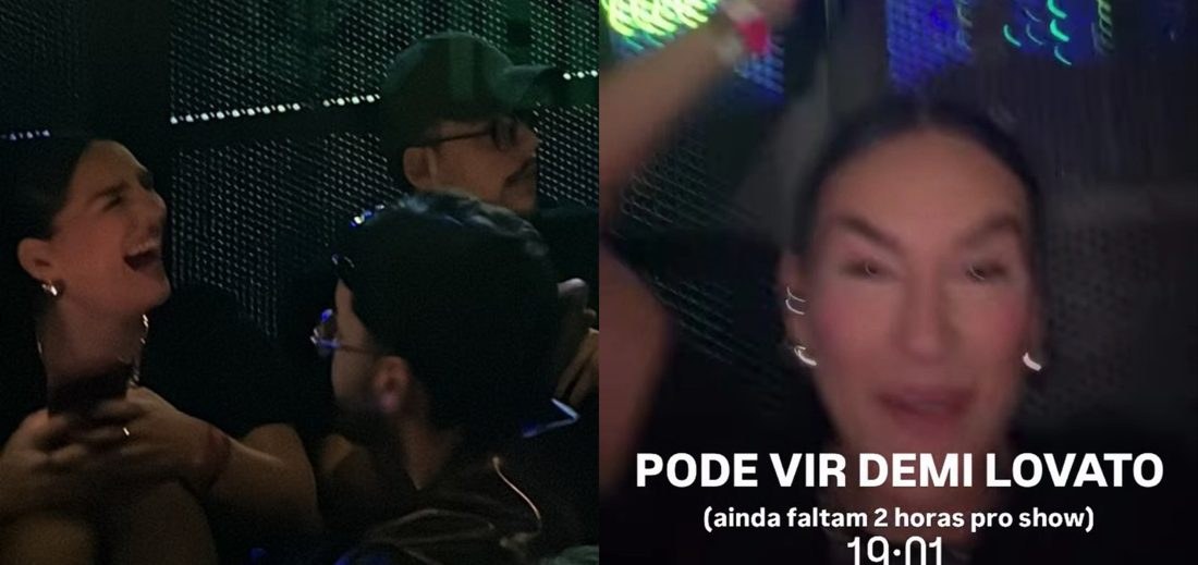 Kéfera Buchmann garante acesso à grade e celebra show de Demi Lovato em São Paulo