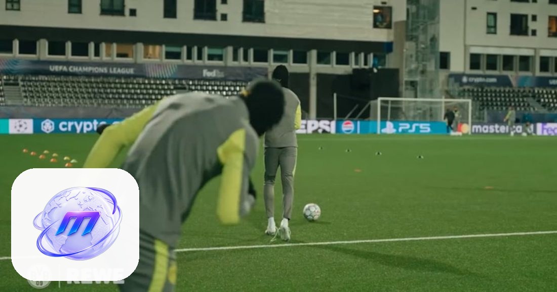 Borussia Dortmund treina em clima de congelamento na Noruega antes da partida contra Bodø/Glimt