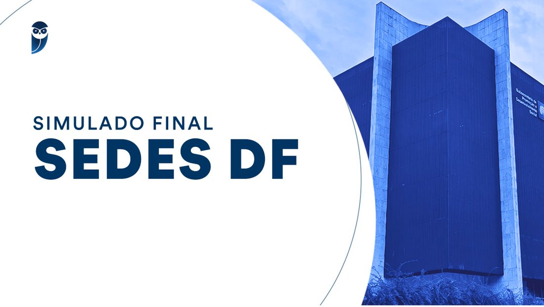 Simulado Final do Concurso Sedes DF 2026 será realizado neste sábado (29)