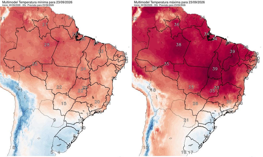 Primavera inicia com risco de geada no Sul e chuvas em SP e RJ nesta quarta-feira; veja a previsão completa