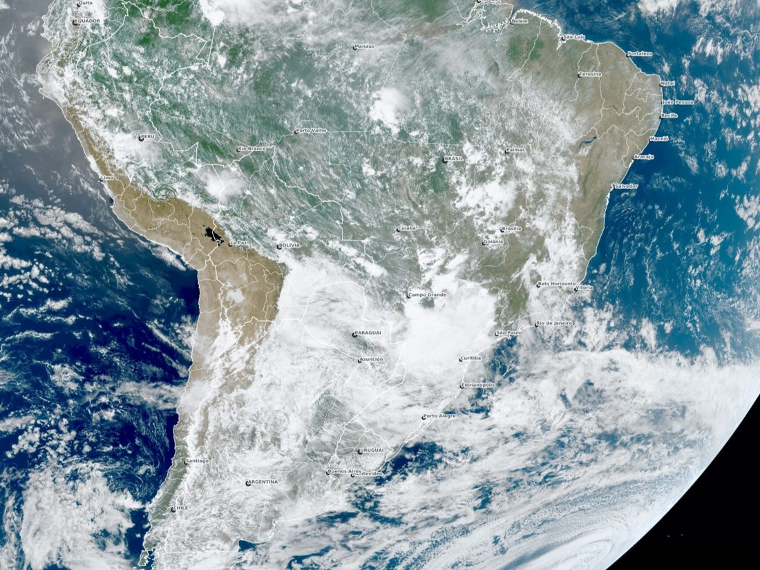 Ciclone extratropical deve reforçar temporais no Sudeste e levar frente fria até a Bahia