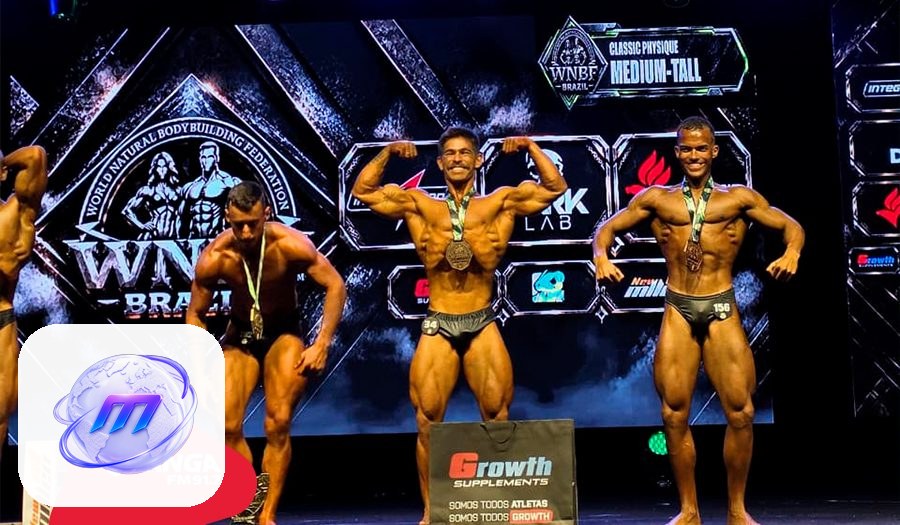 Atleta de Palmeira conquista dois Top 3 em estreia no fisiculturismo natural