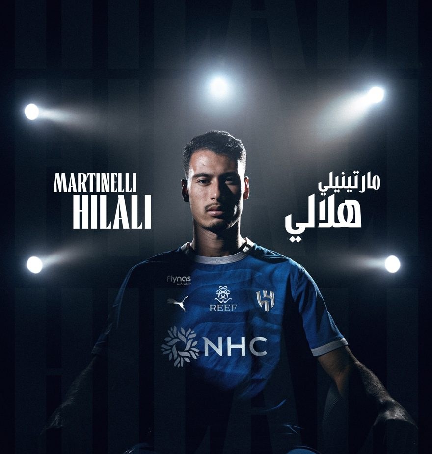 Al-Hilal contrata Gabriel Martinelli até 2030 por 70 milhões de euros