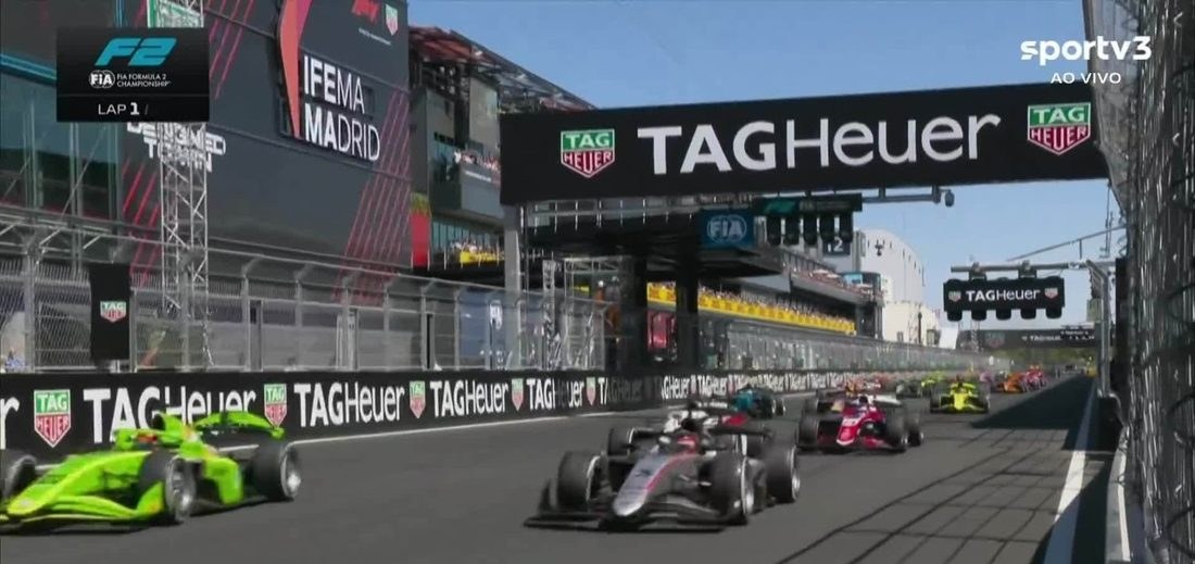 Emmo Fittipaldi garante primeiro pódio na F2 ao terminar em segundo na sprint de Madri