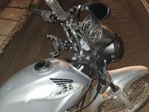 Motociclista de 24 anos fica ferido em colisão de motos em Xanxerê