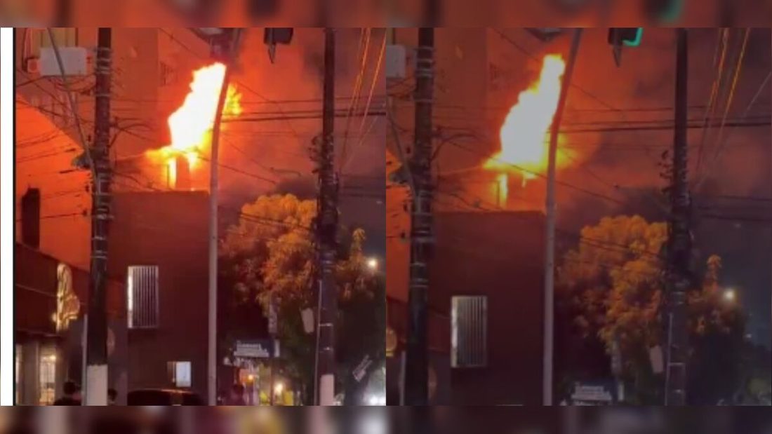 Incêndio em restaurante Porpino Burguer no bairro Umarizal, em Belém, é contido por sistema de exaustão