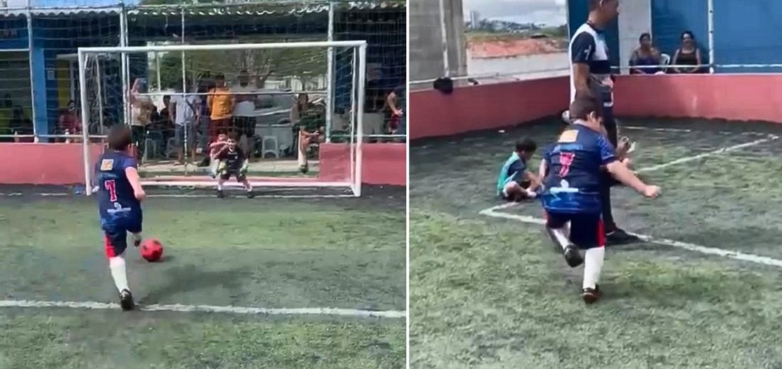 Garoto de Garanhuns marca gol, faz passinho do Jamal e vídeo supera 30 milhões de visualizações
