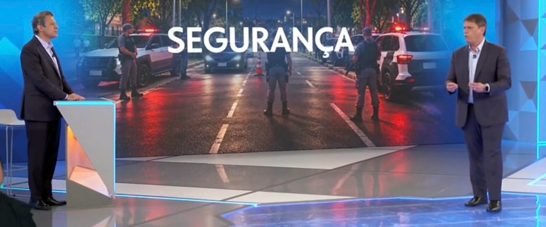 Debate na Globo reúne candidatos ao governo de São Paulo e aborda segurança, saúde e economia