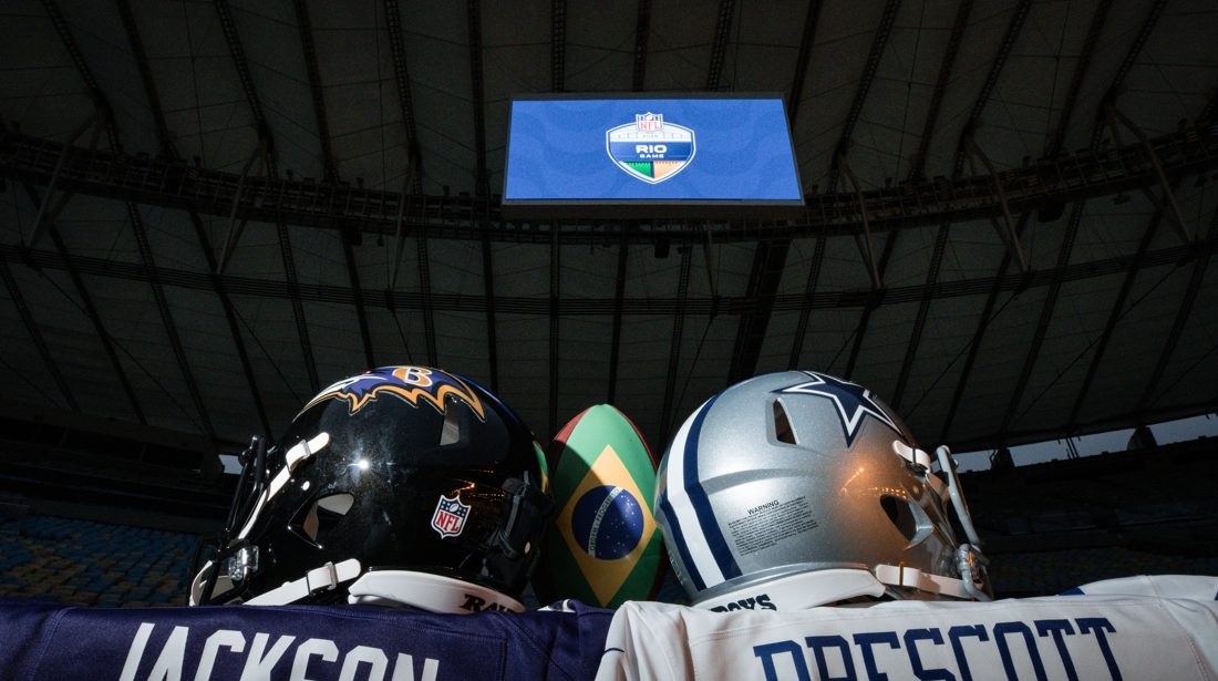 Sportv e GE TV transmitem em exclusividade o primeiro jogo da NFL no Maracanã