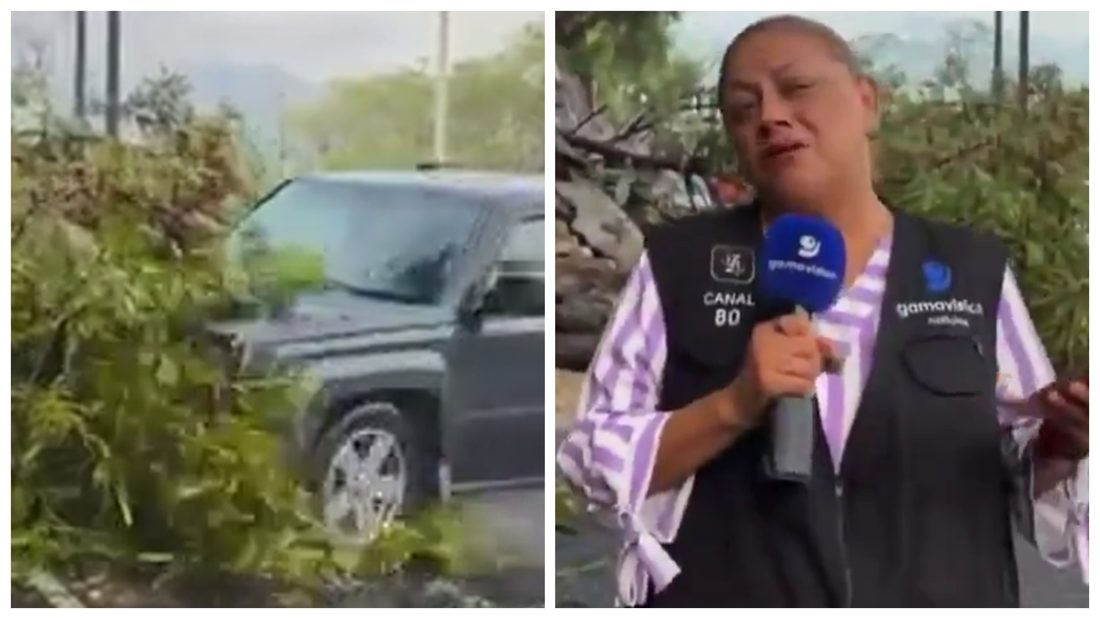Repórter e cinegrafista da Gamavisión são atropelados durante transmissão ao vivo em Monterrey