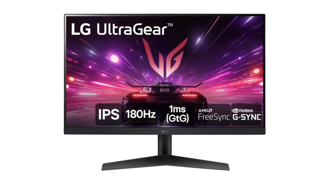 Monitor LG UltraGear 24" 180Hz cai para R$797 em oferta relâmpago no Mercado Livre