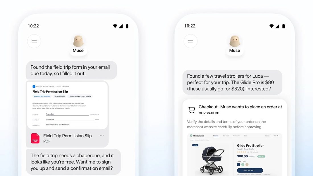 Meta apresenta Muse, assistente de IA que interage com apps, envia e‑mails e efetua pagamentos