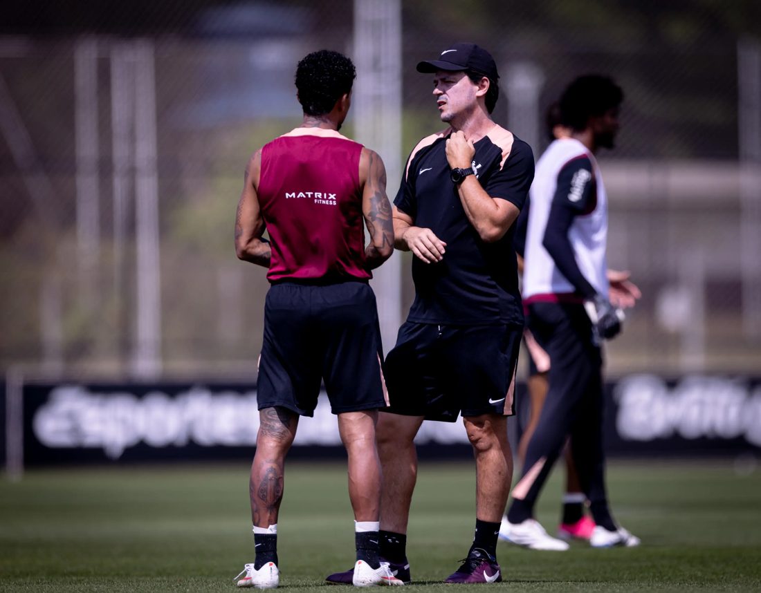 Yuri Alberto fica fora do treino e vira dúvida para o clássico contra o Santos