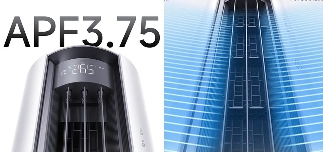 Xiaomi lança ar‑condicionado portátil de 5 HP com IA para cortar até 20% de energia