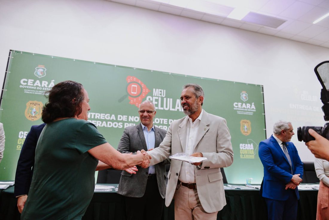 Meu Celular: 18,5 mil aparelhos já foram recuperados pelas Forças de Segurança do Ceará