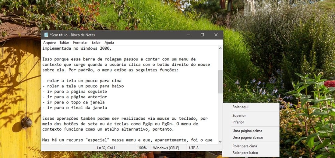Raymond Chen, veterano da Microsoft, lamenta o fim da barra de rolagem Win32 no Windows