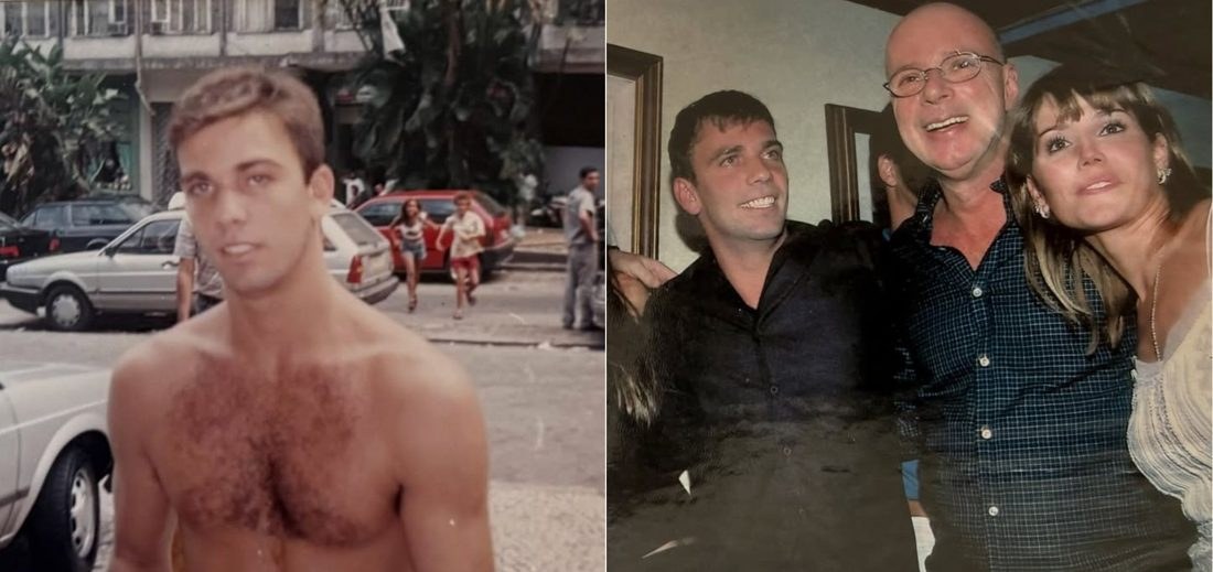 Marcelo Faria relembra época de "Celebridades" e "Uga Uga" com fotos inéditas no Instagram