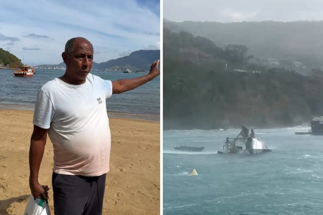 Pescador de Ilhabela, SP, diz que não recebeu alerta sobre ventania que afundou barco